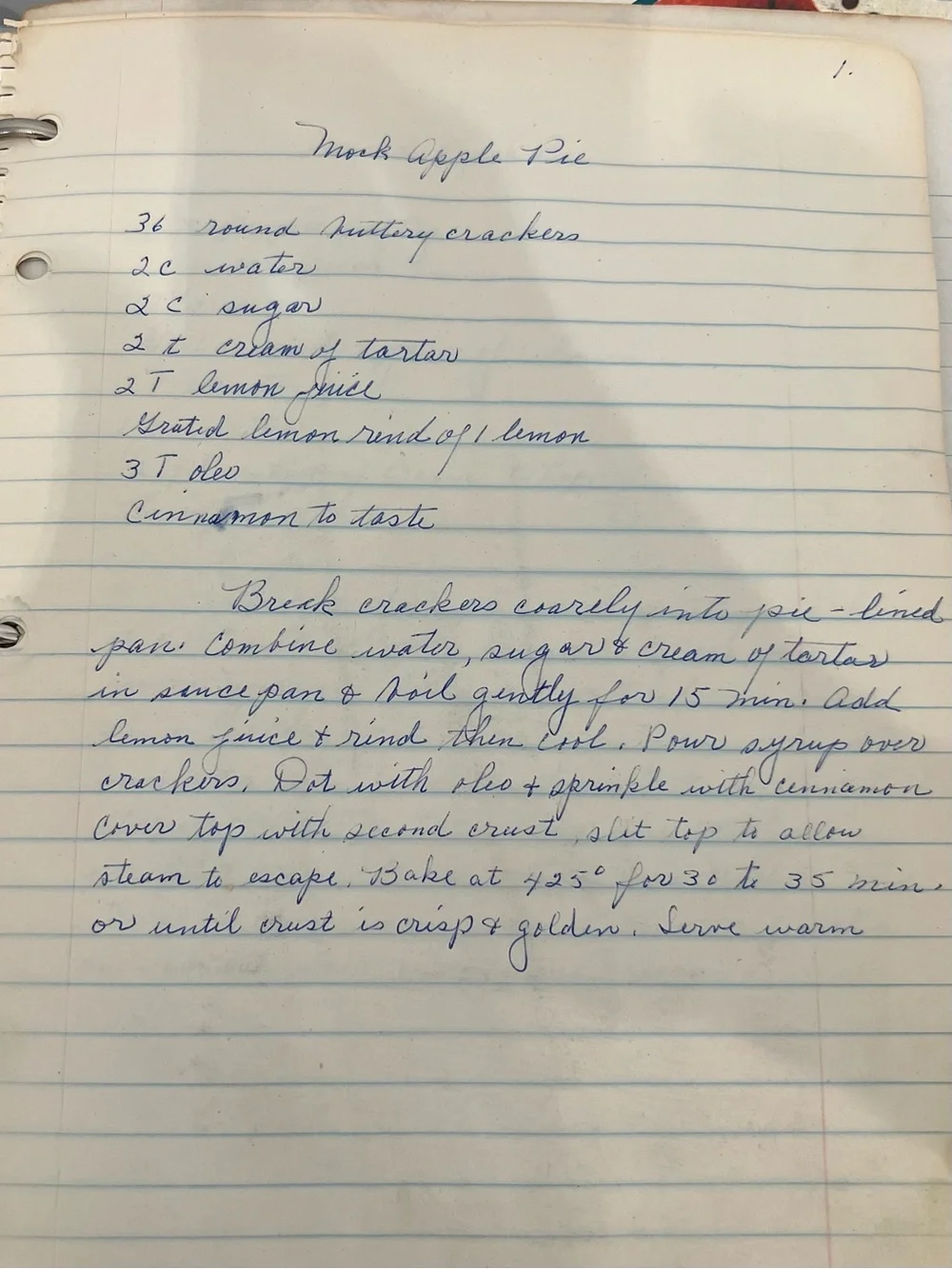 Recipe Binder 1930s-2001 Handwritten Recipes Clippings Homemaking Ephemera